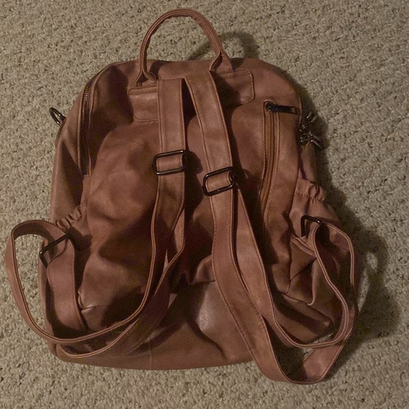 Vegan leather backpack - Picture 2 of 3